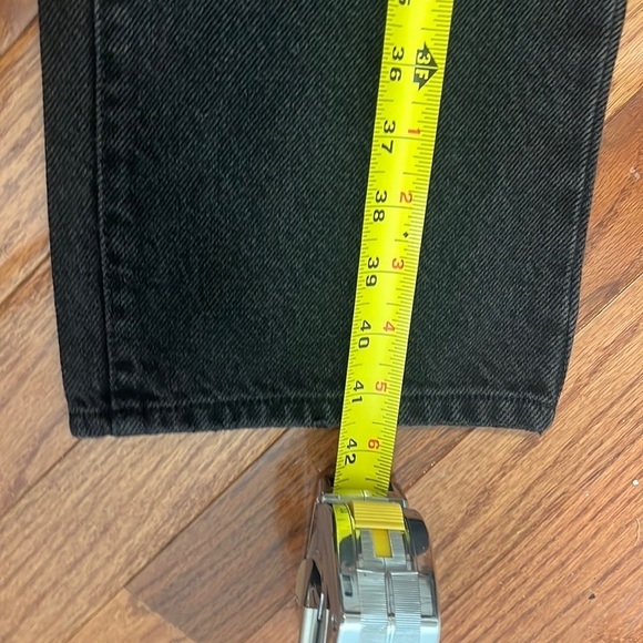 NWT PacSun Dark Grey Distressed High Waisted Dad Jeans Size 28 - Picture 11 of 13